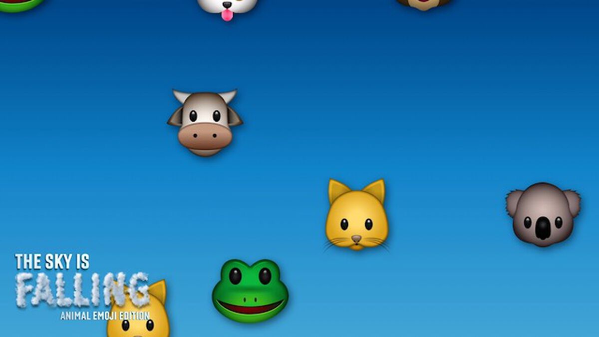 The Sky Is Falling - Animal Emoji Edition image number null